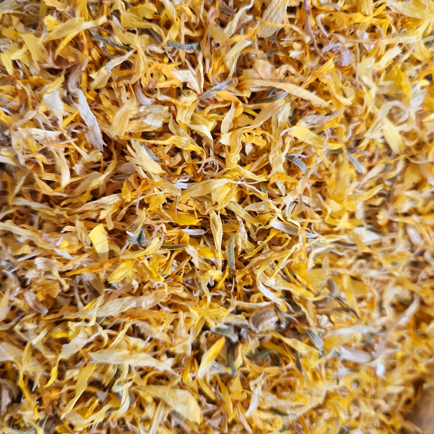 Marigold Petals Hay Topper
