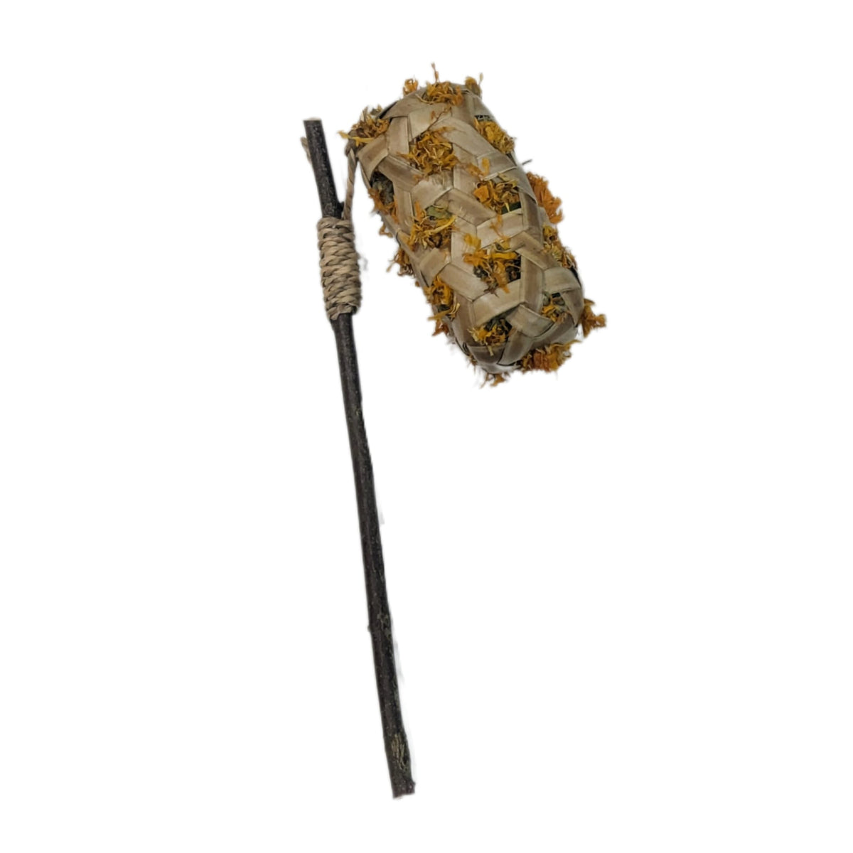 Forage Filled Palm Lantern with stick