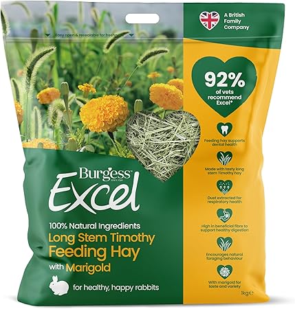Burgess Excel Long Stem Feeding Hay With Marigold