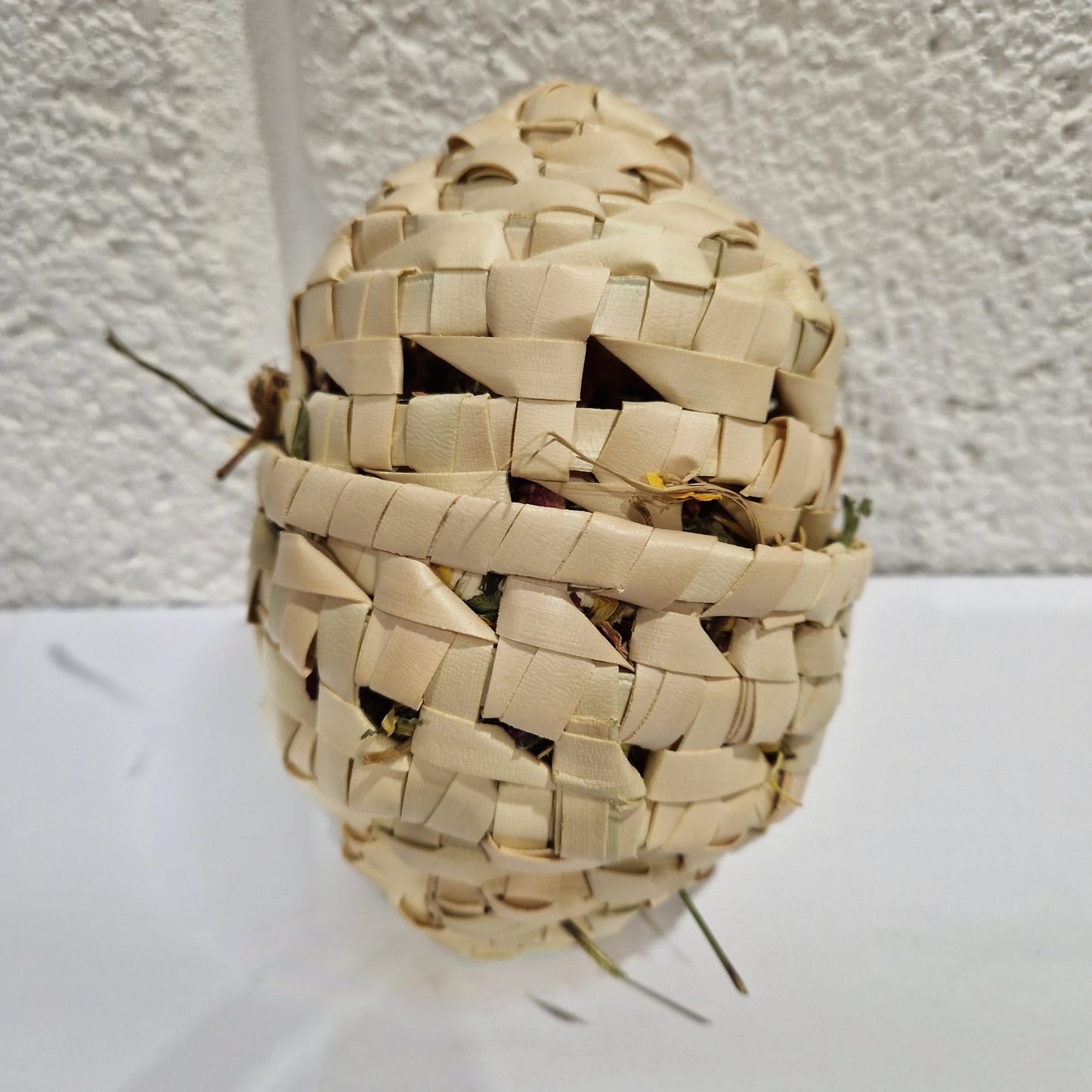 Palm Leaf Easter Egg