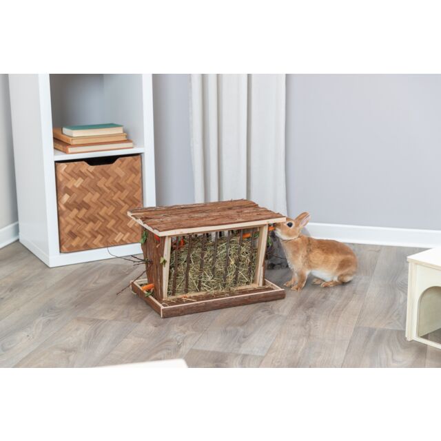 Natural Free Standing Hay Manger