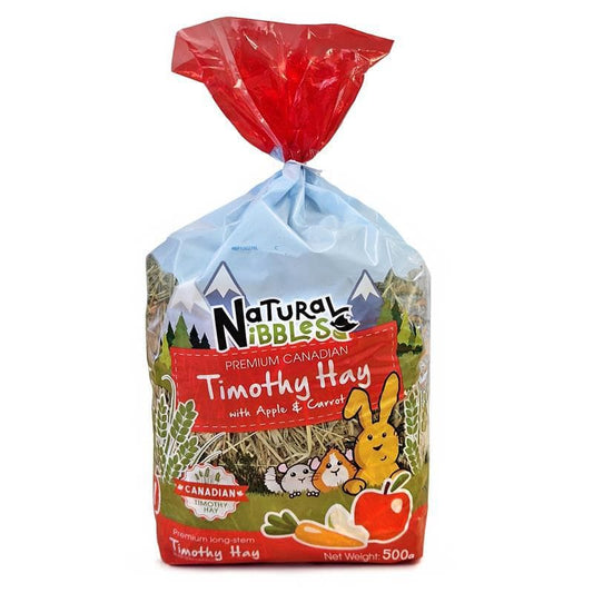 Canadian Timothy Hay with Apple and Carrot