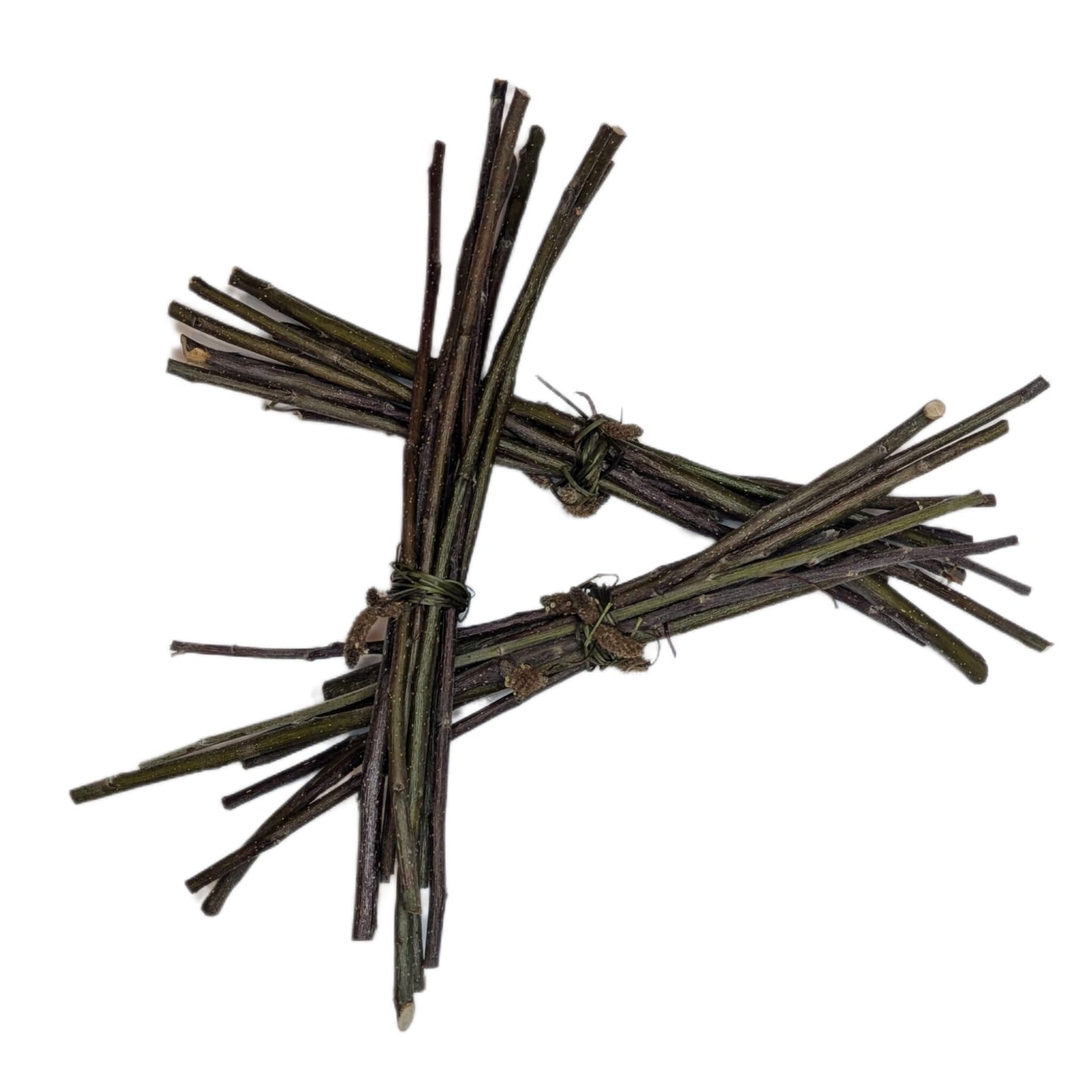 Bundle of Apple Twigs with Plantain