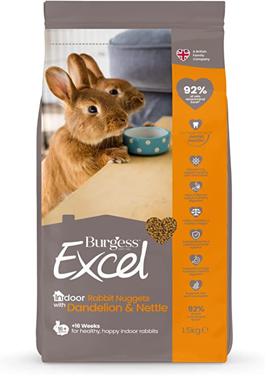 Burgess Excel Indoor Rabbit Nuggets