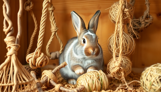 Discover the Joy of Vine Toys: Enriching Your Rabbit's Life