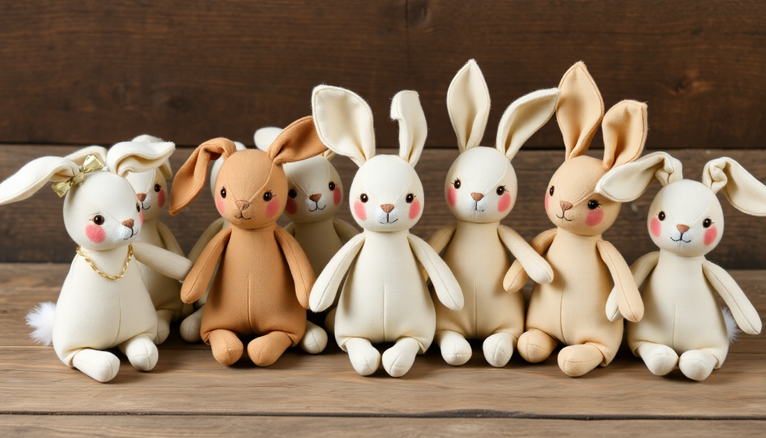 Hop Into the Holiday Season with Wild About Bunnies' Handmade Christmas Toys