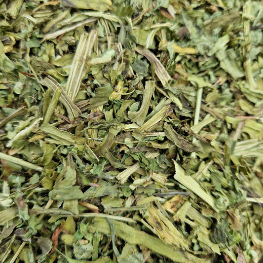 Fine Cut Plantain & Dandelion Leaf Mix (hay topper)