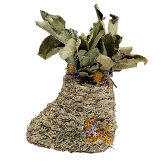 Forage Filled Santa's Boot