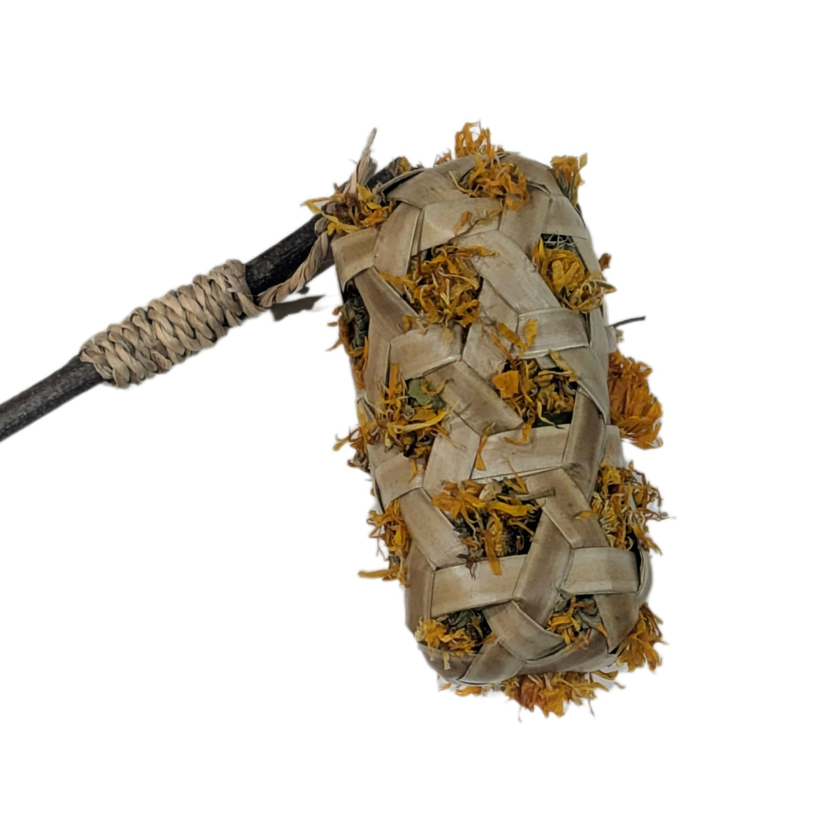 Forage Filled Palm Lantern with stick