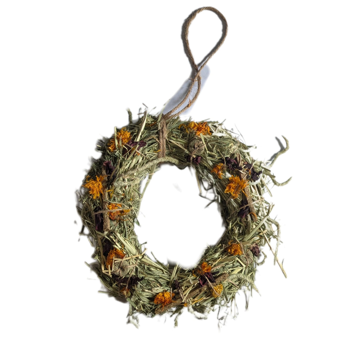 Christmas Hay and Hazel Wreath