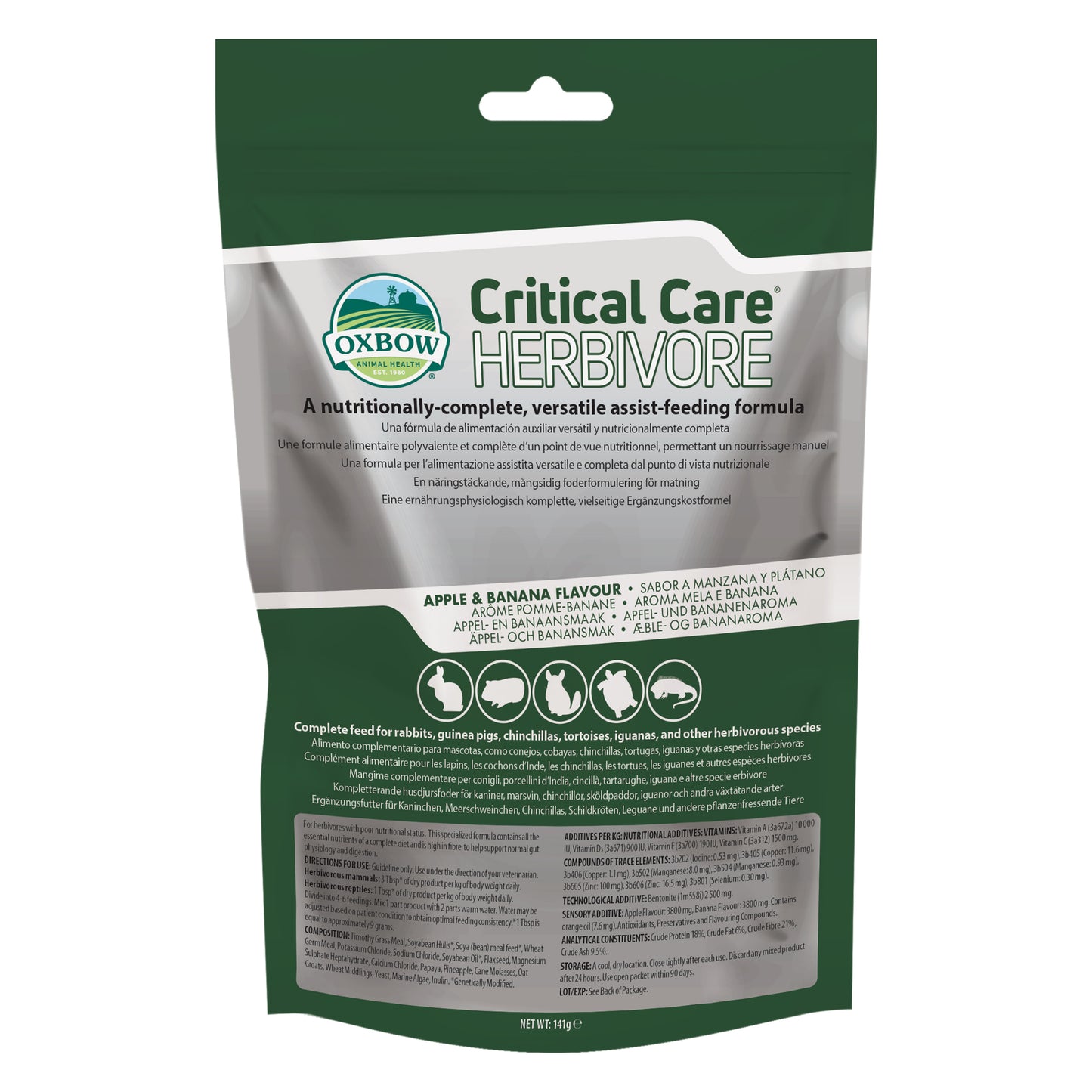 Oxbow Critical Care Herbivore Apple & Banana