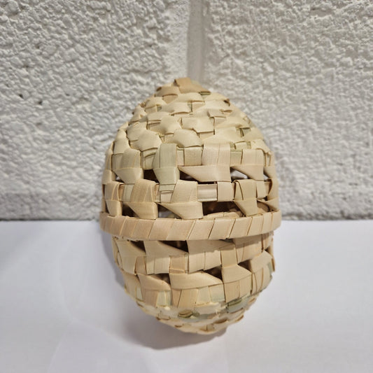 Palm Leaf Easter Egg