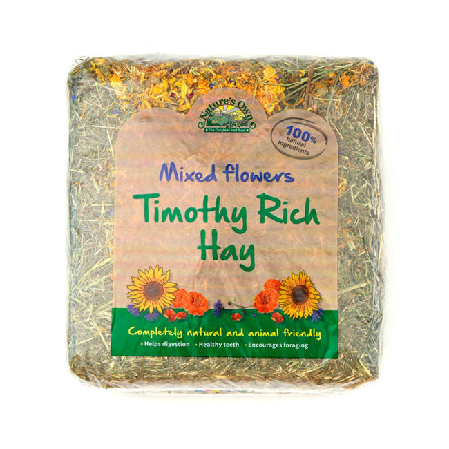Timothy Rich Hay with Mixed Flowers