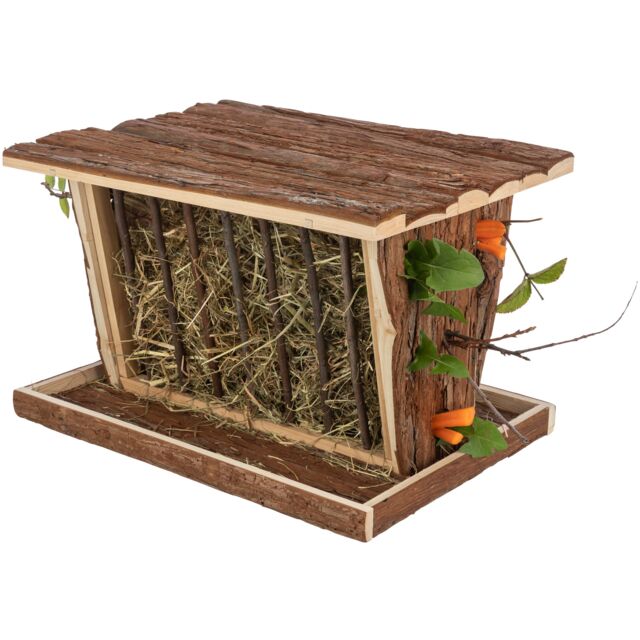Natural Free Standing Hay Manger – Wild About Bunnies