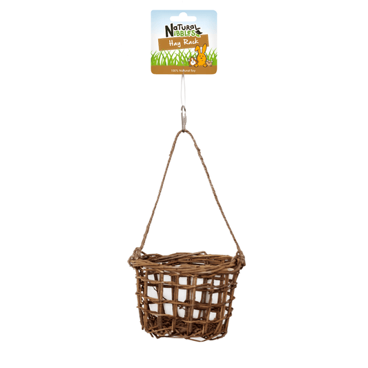 Hanging Willow Hay Basket