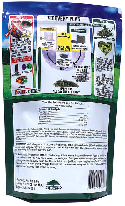 Sherwood Pet Health - Rabbit Recovery Food