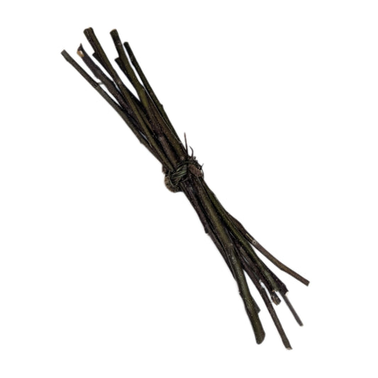 Bundle of Apple Twigs with Plantain