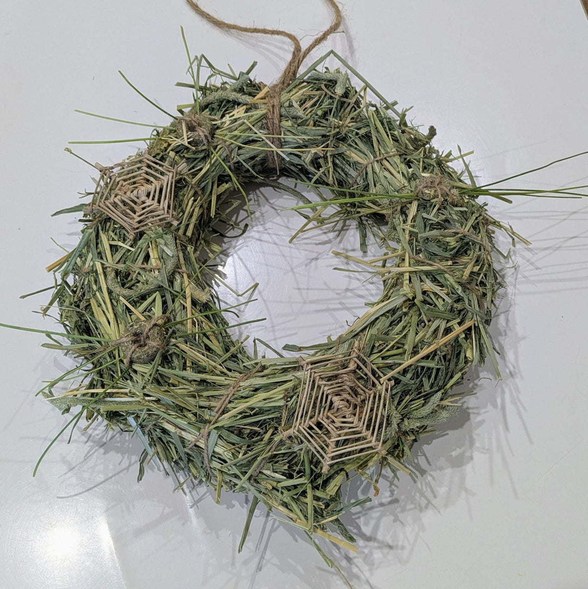 Halloween Hay Wreath
