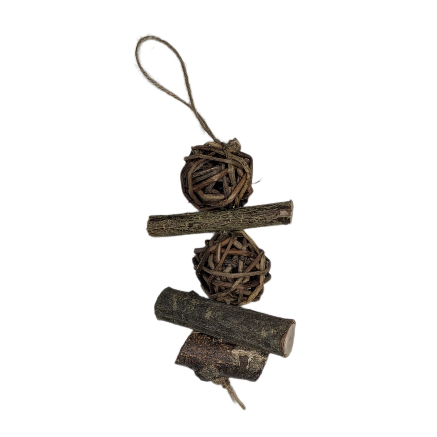 Hanging Vine Ball & Wood Toy