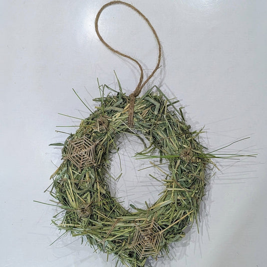 Halloween Hay Wreath