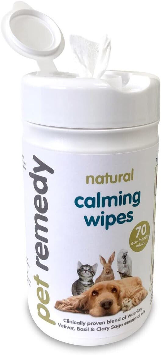 Pet Remedy De-Stress & Calming Wipes