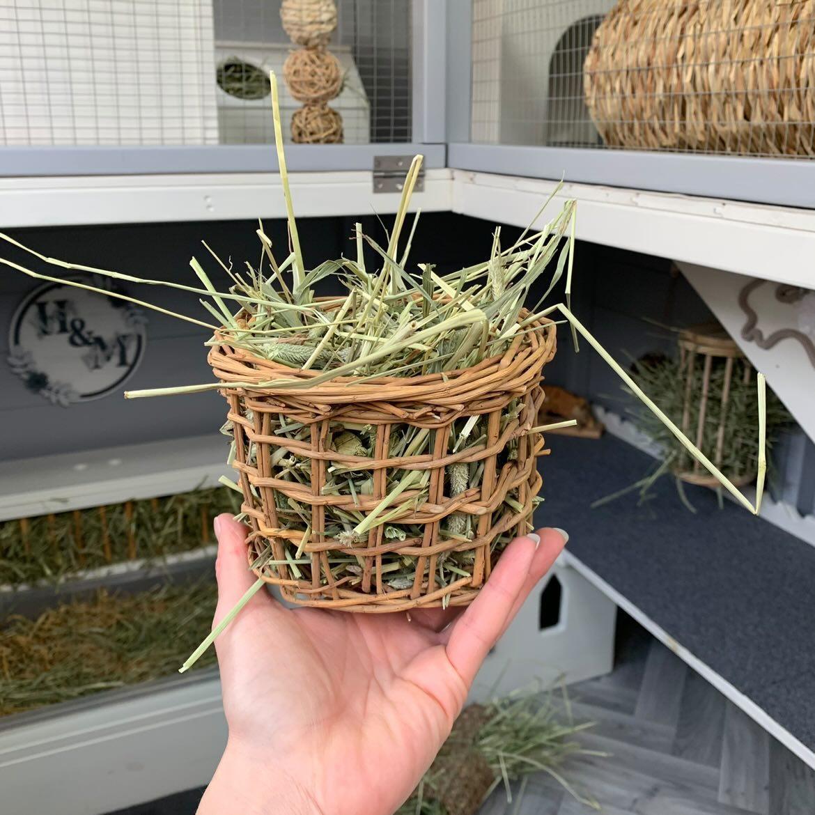 Willow Hay Basket