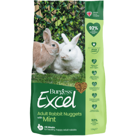 Burgess Excel Nuggets with Mint 1.5kg + 20% extra free!