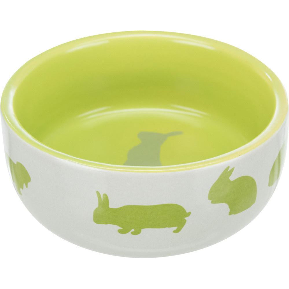 Ceramic Rabbit Bowl Wild About Bunnies