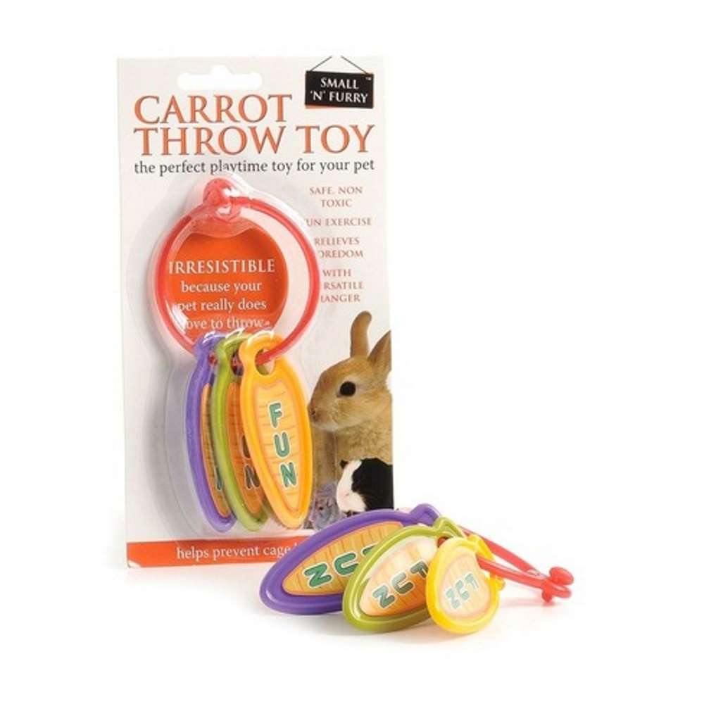 Throw A Rabbit Carrot Throw Toy – Wild About Bunnies