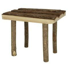 Natural Wood Shelter (Table)