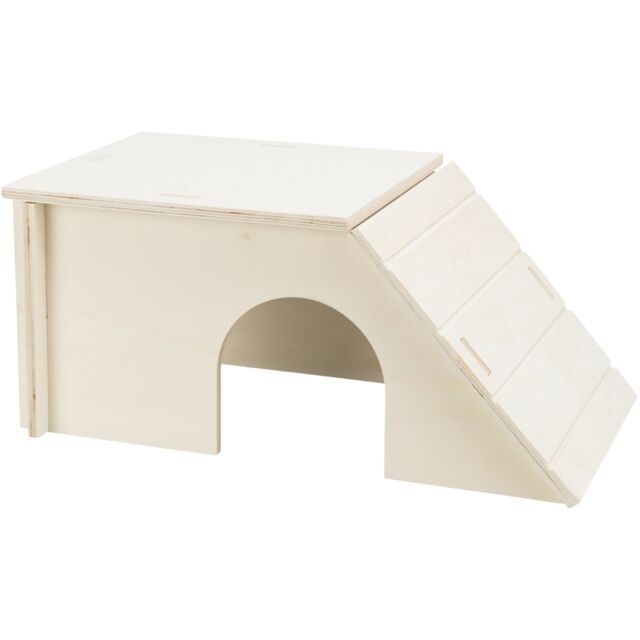 Wooden Rabbit Hideaway with ramp