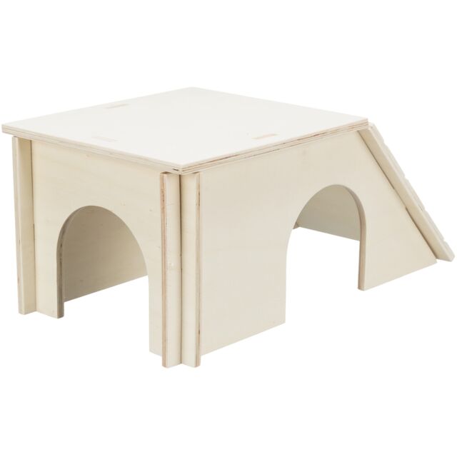Wooden Rabbit Hideaway with ramp