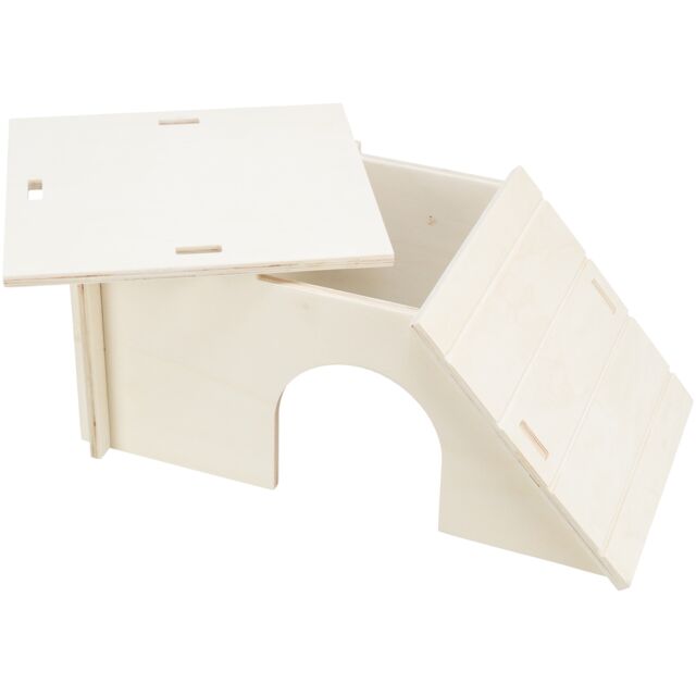 Wooden Rabbit Hideaway with ramp